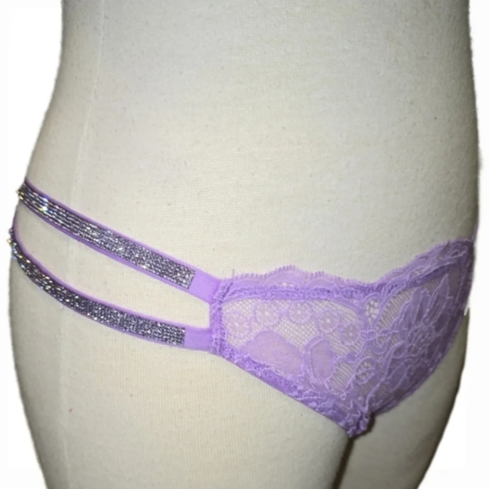 Shine Bombshell & Brazilian Matching Lingerie Set 32D/Small - Victoria’s Secret